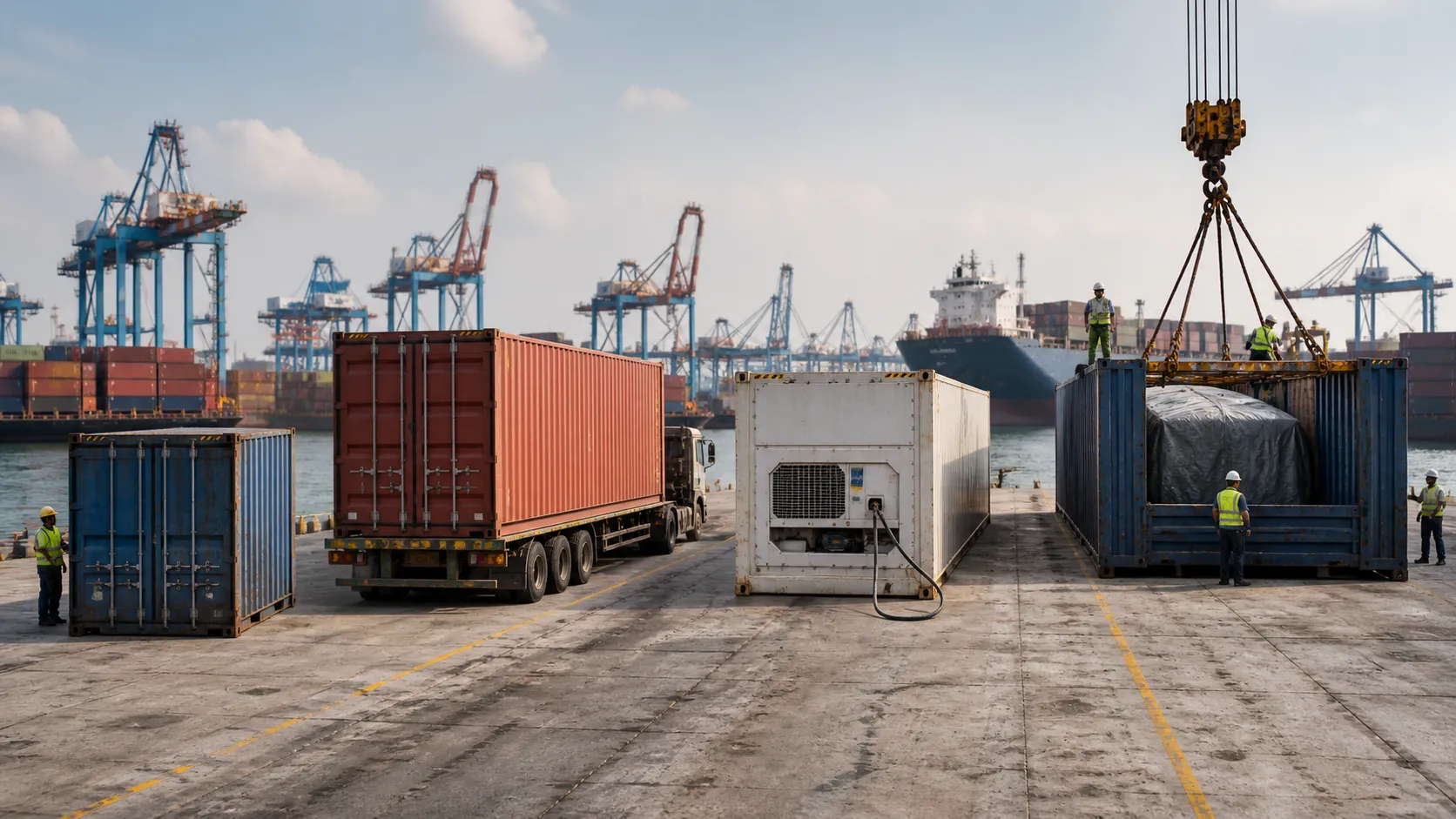 Container Types for Export Shipping: 20ft, 40ft, Reefer, Open Top — Which Do You Need? (2026)
