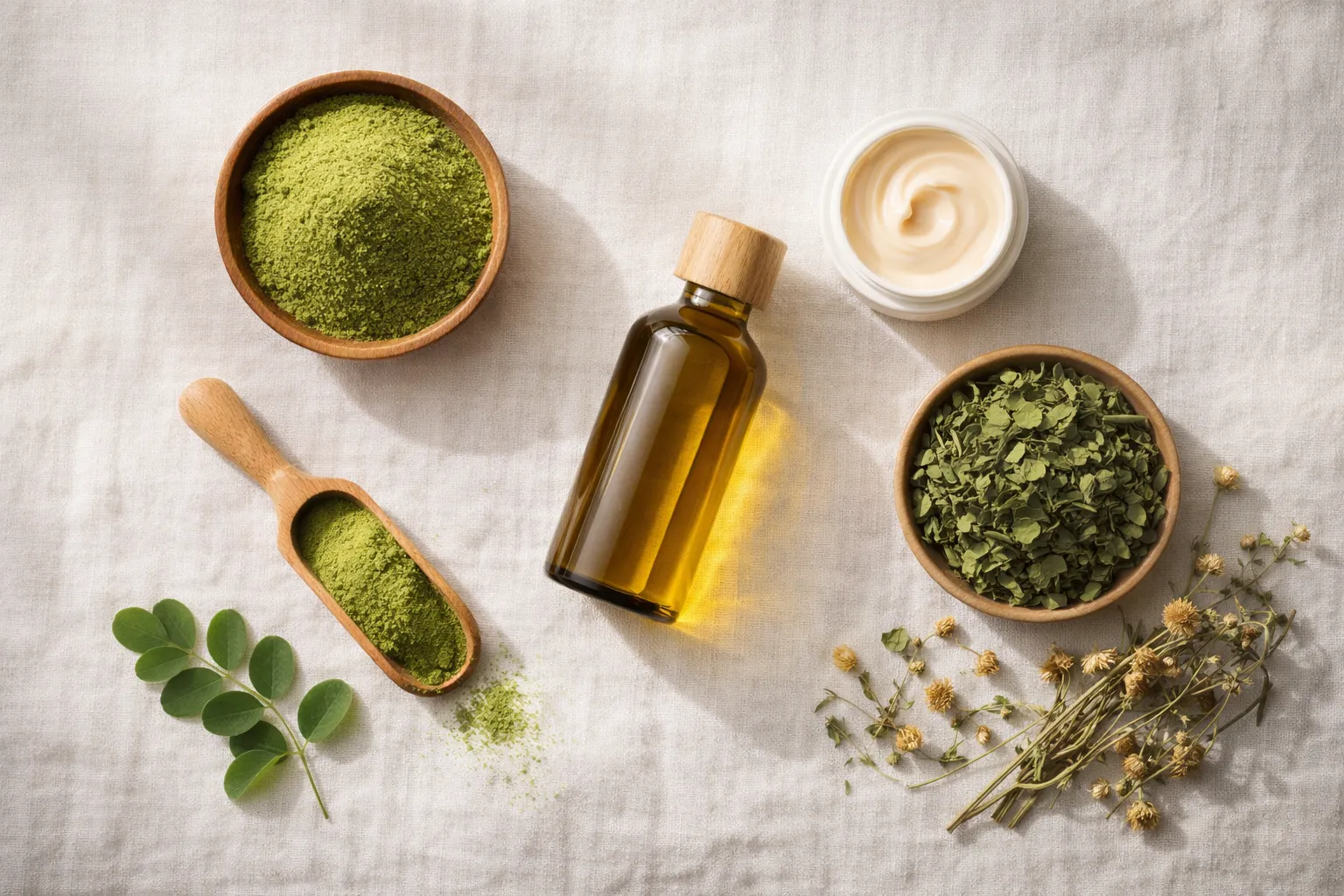 Organic and natural products export from India — moringa herbs and wellness items