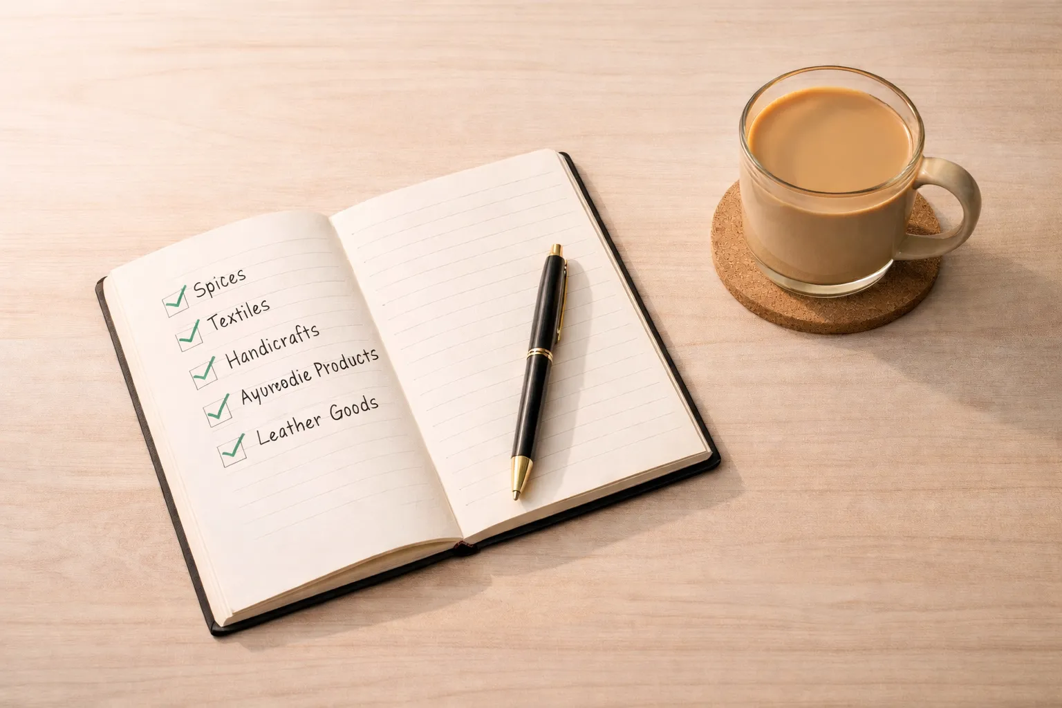 Export product selection checklist for beginners starting export business in India