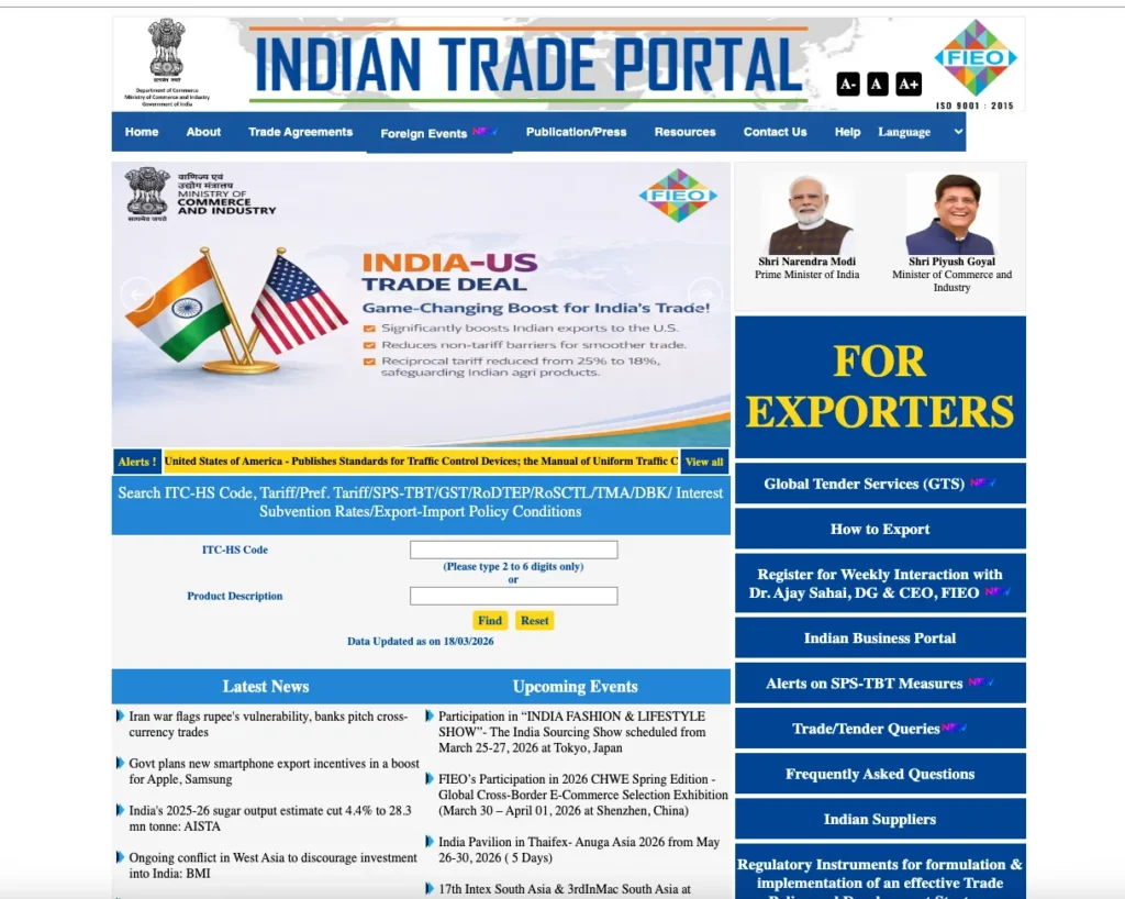 Indian Trade Portal